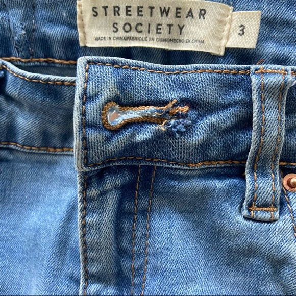 Streetwear Society Skinny Jeans with Flower Embroidery - Picture 7 of 8